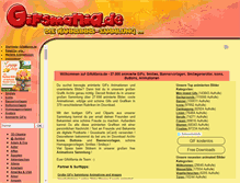 Tablet Screenshot of gifsmania.de